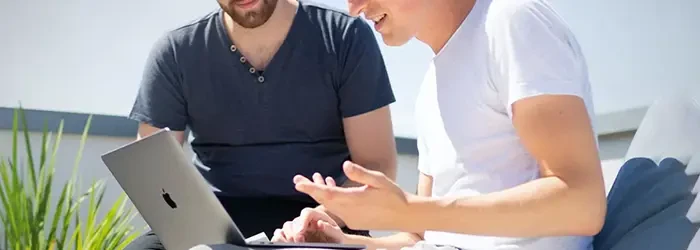 SME business employees collaborating